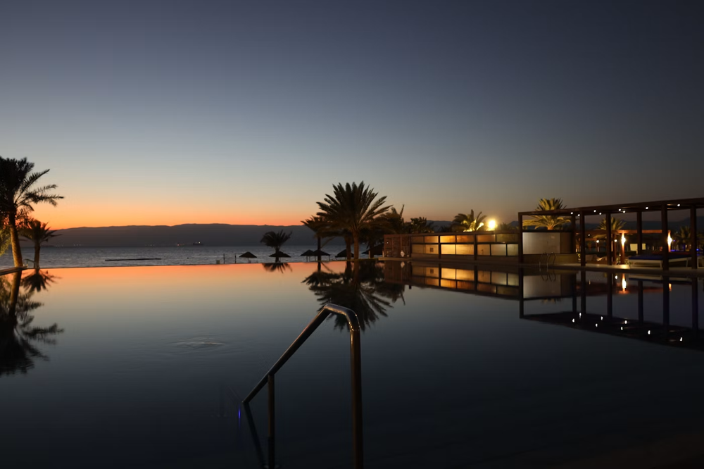 Luxury sunset setting for romantic moments in Mauritius